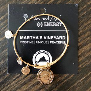 Alex and Ani Gold Martha's Vineyard bangle